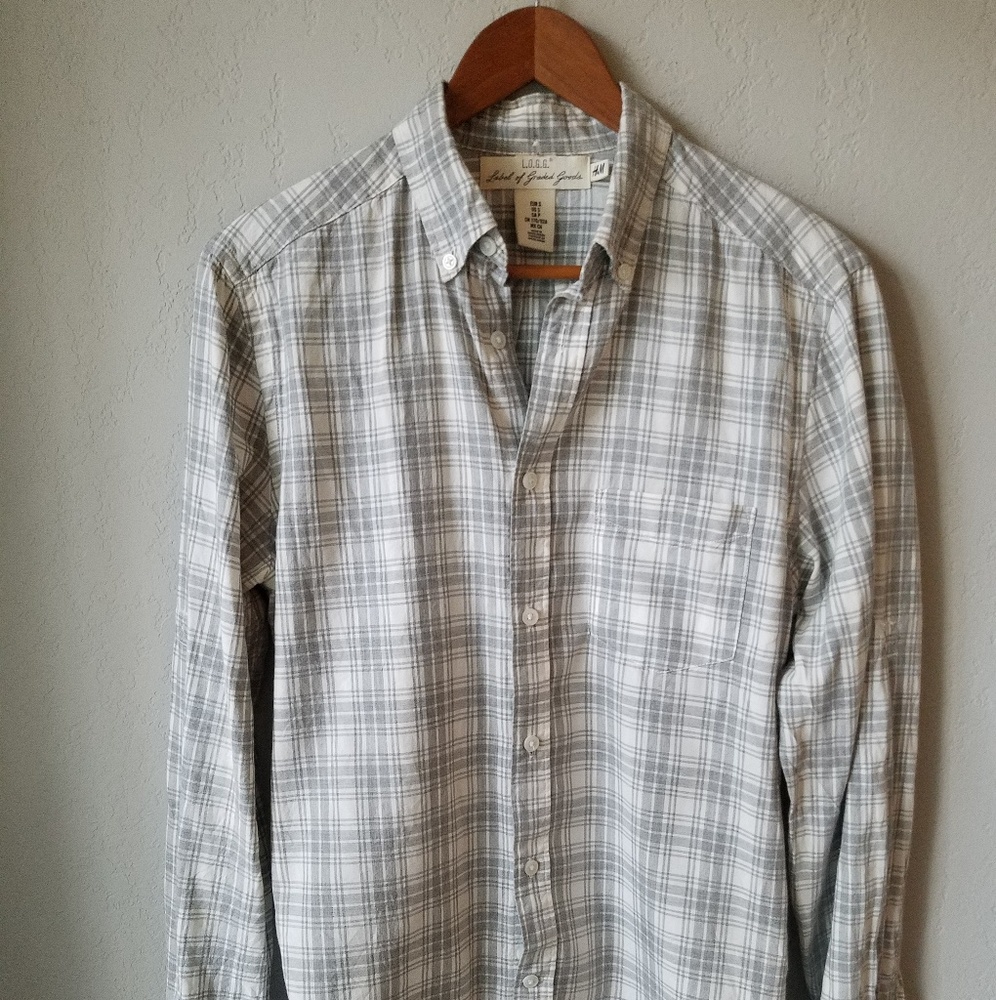 Great condition, H&M light flannel/shirt longsleev